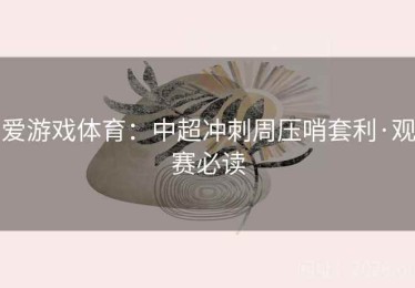 爱游戏体育：中超冲刺周压哨套利·观赛必读