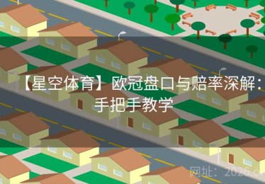 【星空体育】欧冠盘口与赔率深解：手把手教学