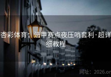 杏彩体育：法甲赛点夜压哨套利·超详细教程