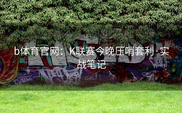 b体育官网：K联赛今晚压哨套利·实战笔记