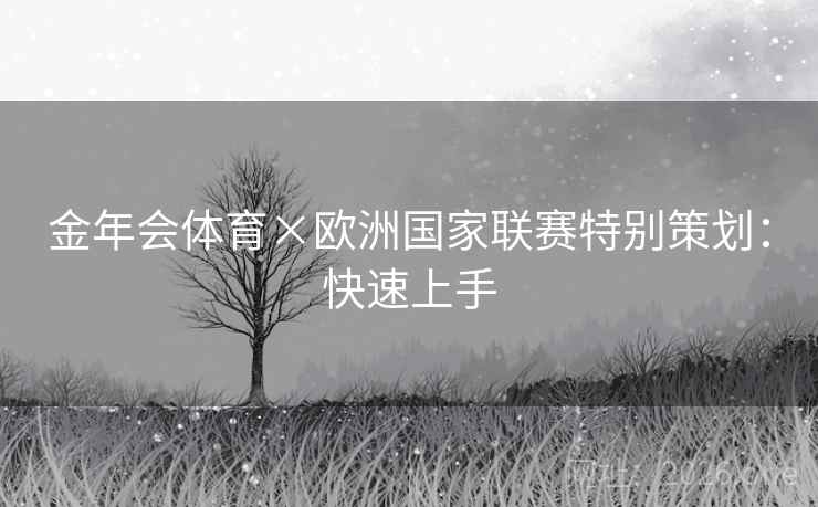 金年会体育×欧洲国家联赛特别策划:快速上手 金年会体育×欧洲国家联赛特别策划:快速上手